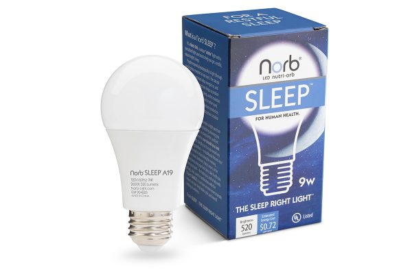 The NorbSLEEP LED light bulb