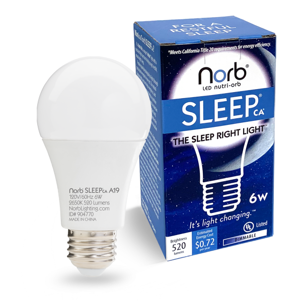 light bulbs to help you sleep